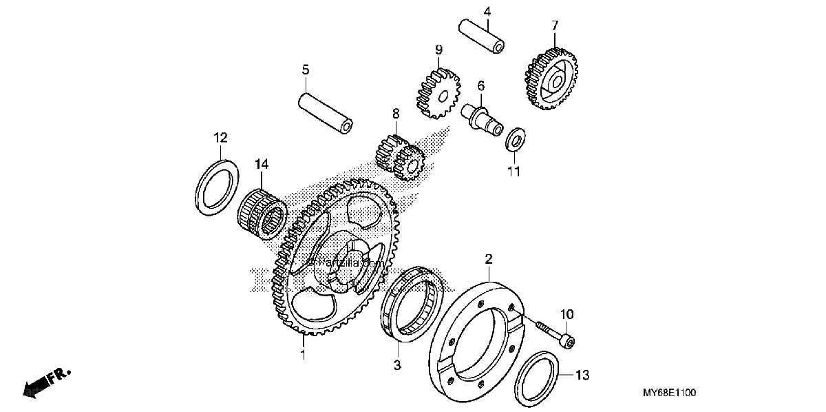 Diagrama de STARTING CLUTCH