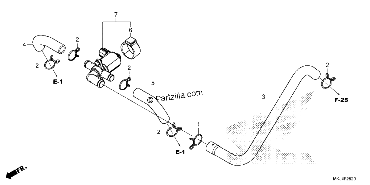 Diagrama de AIR INJECTION CONTROL VALVE