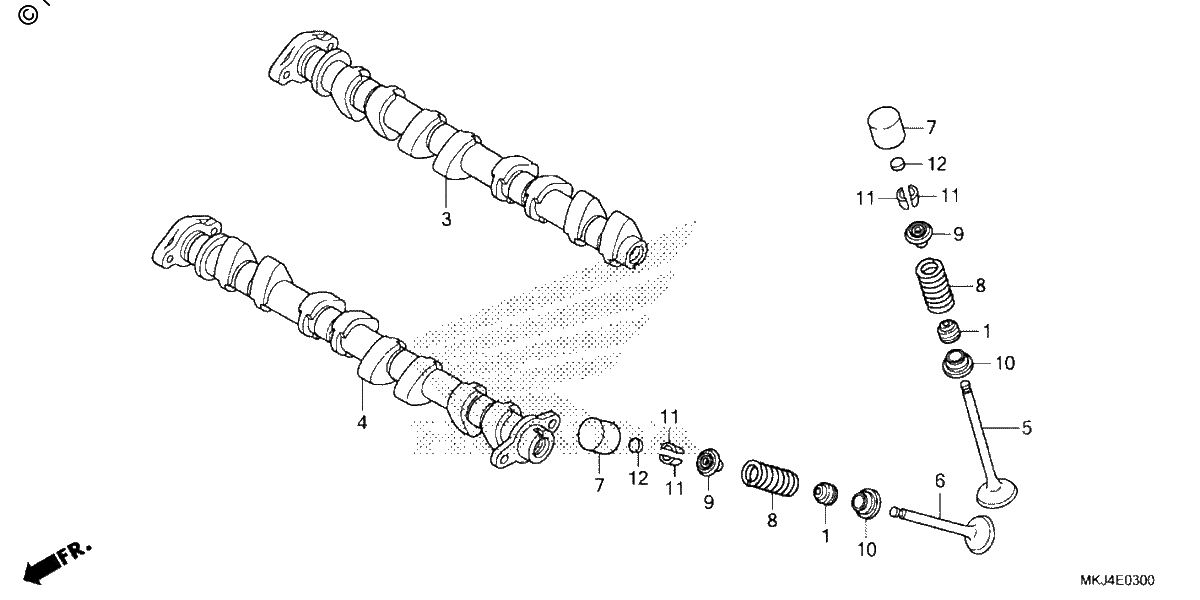 Diagrama de CAMSHAFT VALVE
