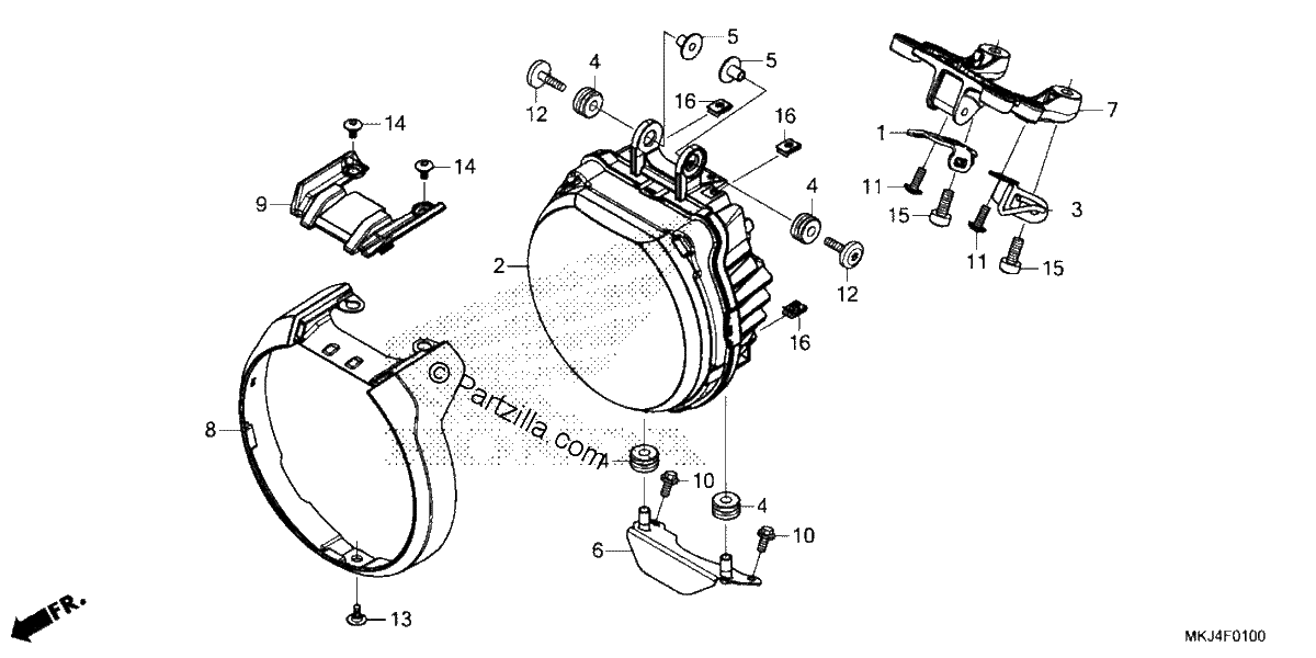 Diagrama de HEADLIGHT