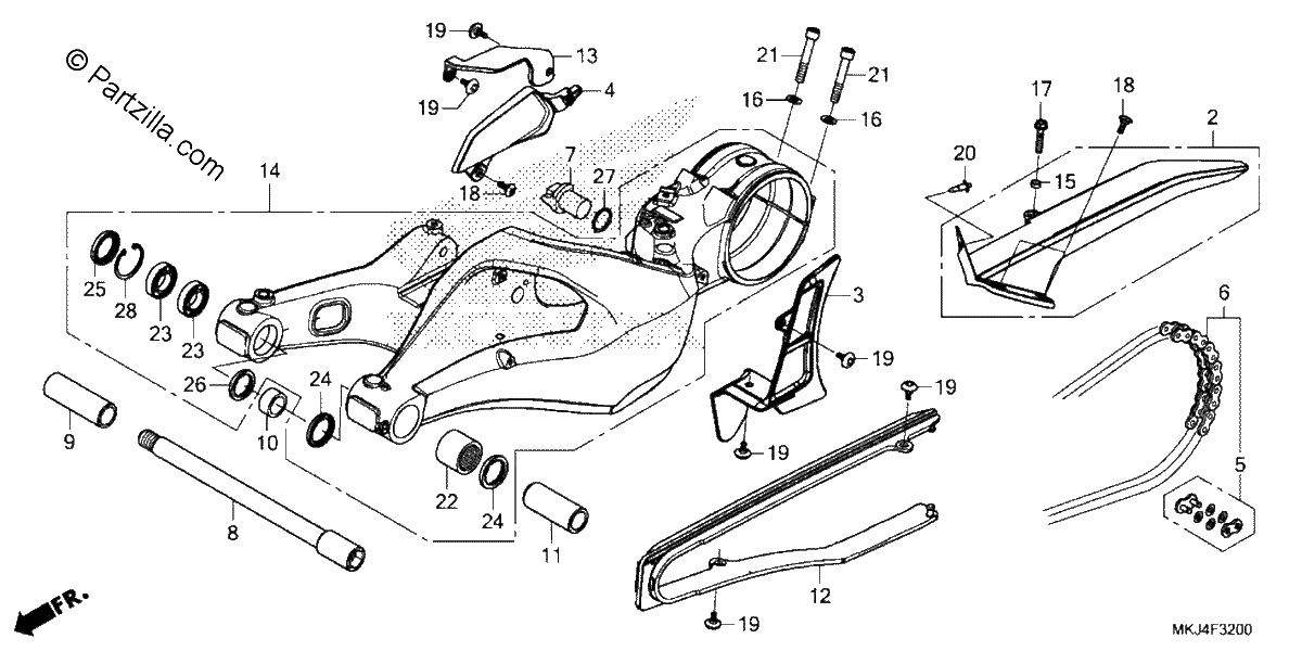 Diagrama de SWINGARM