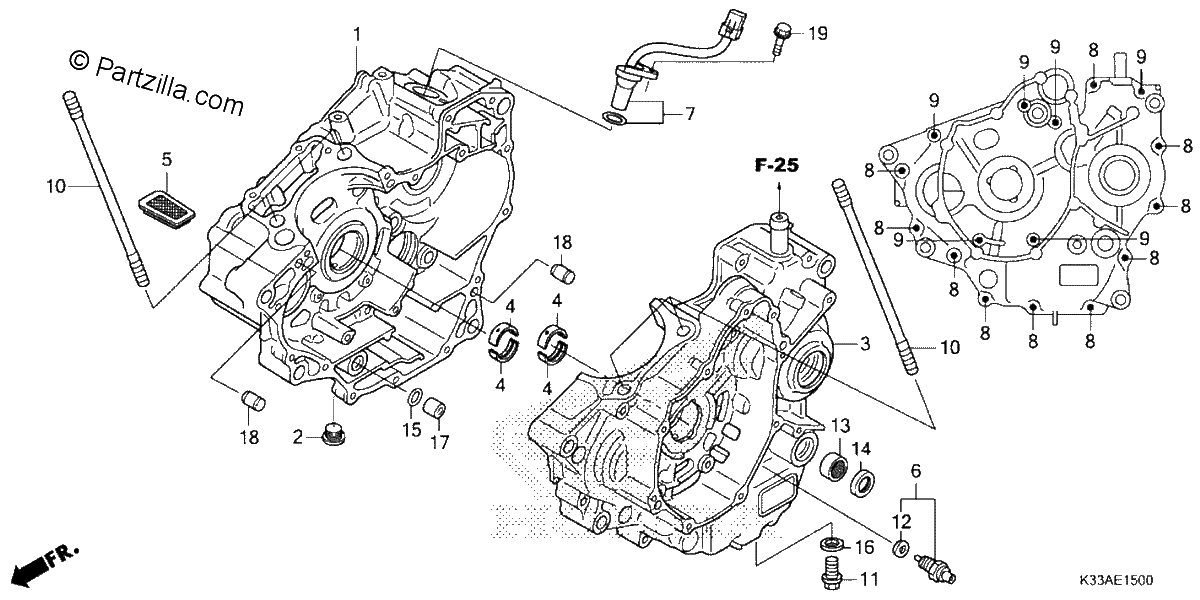 Diagrama de CRANKCASE