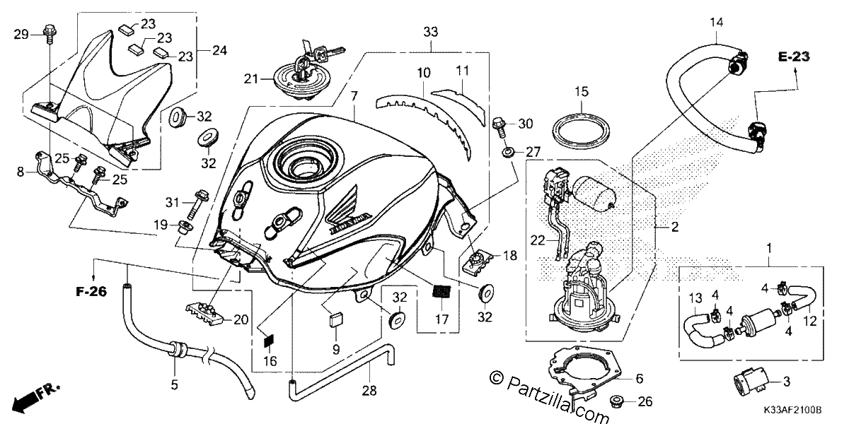 Diagrama de FUEL TANK