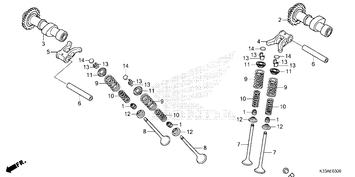 Diagrama de CAMSHAFT VALVE