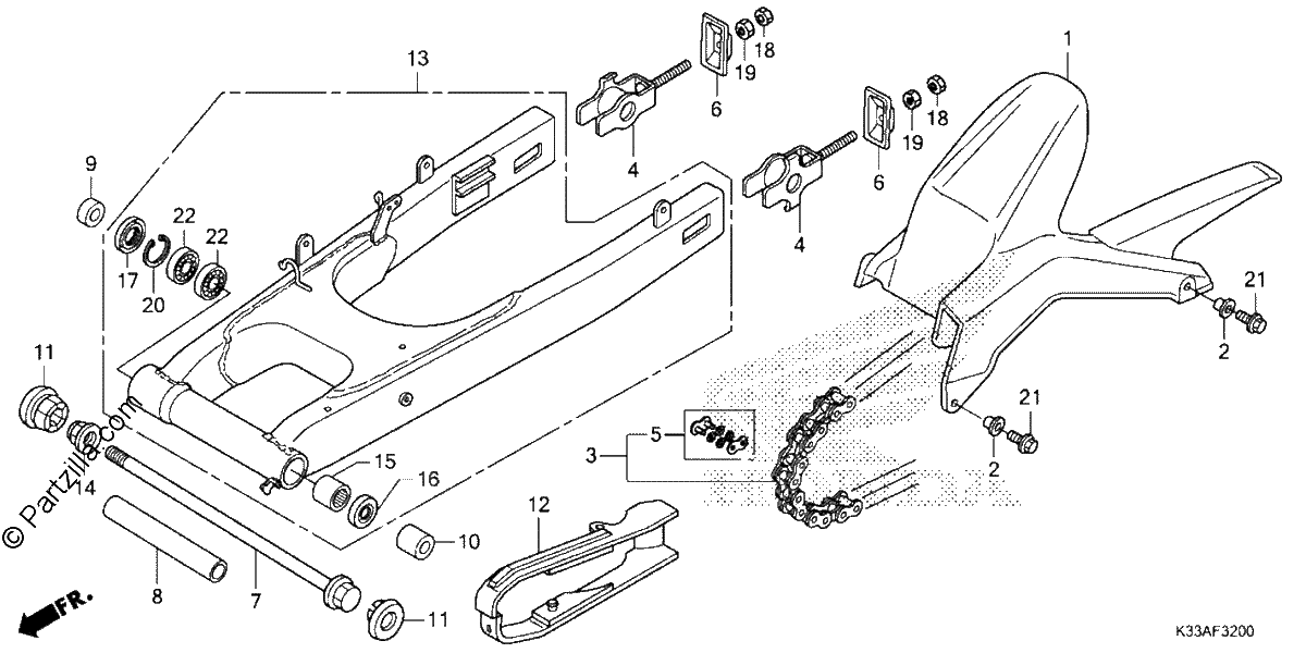 Diagrama de SWINGARM