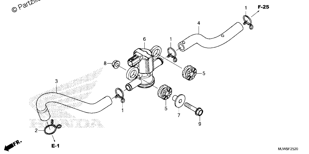 Diagrama de AIR INJECTION SOLENOID VALVE