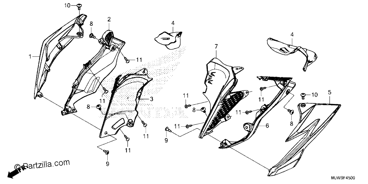 Diagrama de MIDDLE COWL