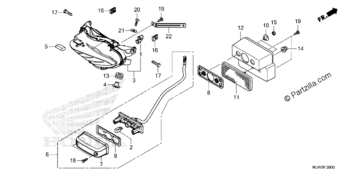 Diagrama de TAILLIGHT