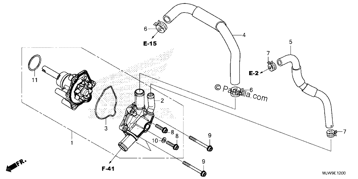 Diagrama de WATER PUMP