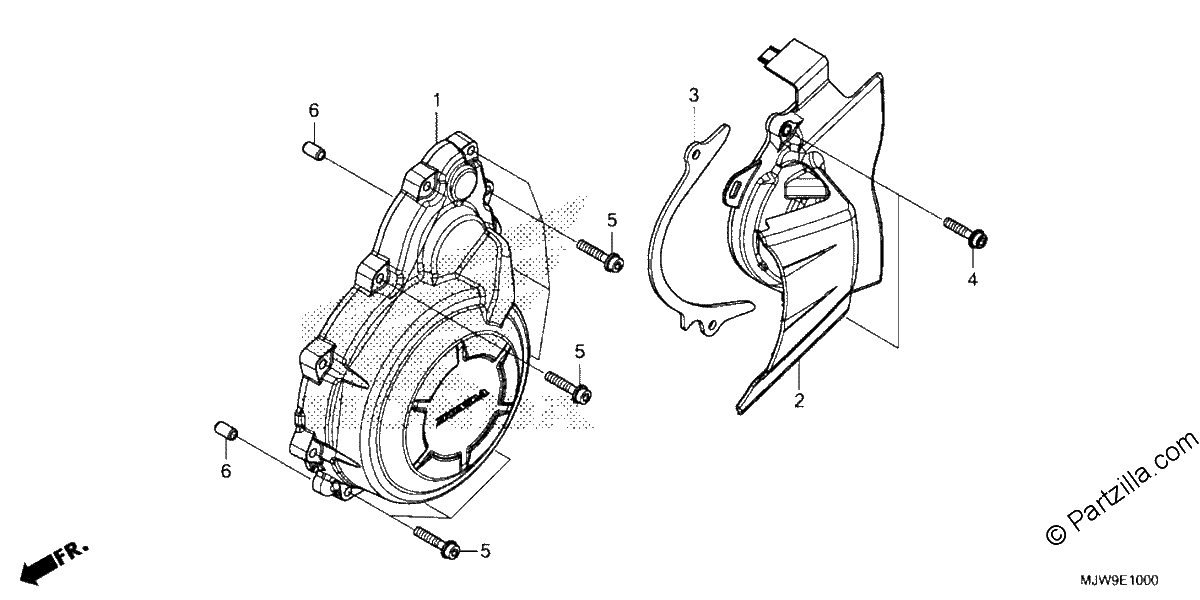 Diagrama de ALTERNATOR COVER