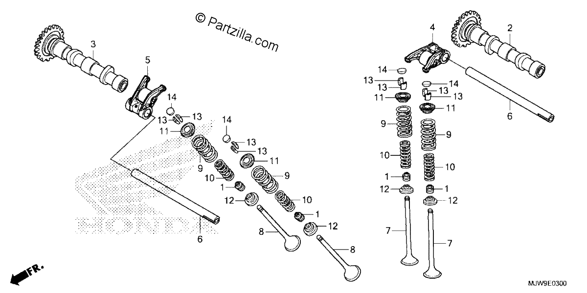 Diagrama de CAMSHAFT VALVE