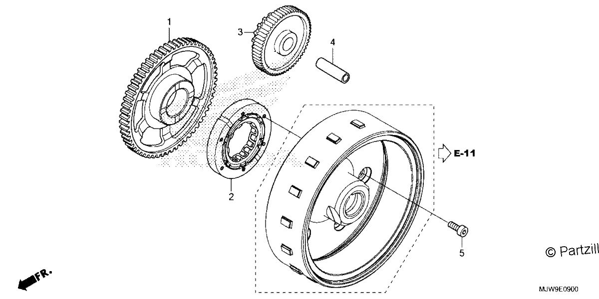 Diagrama de STARTING CLUTCH