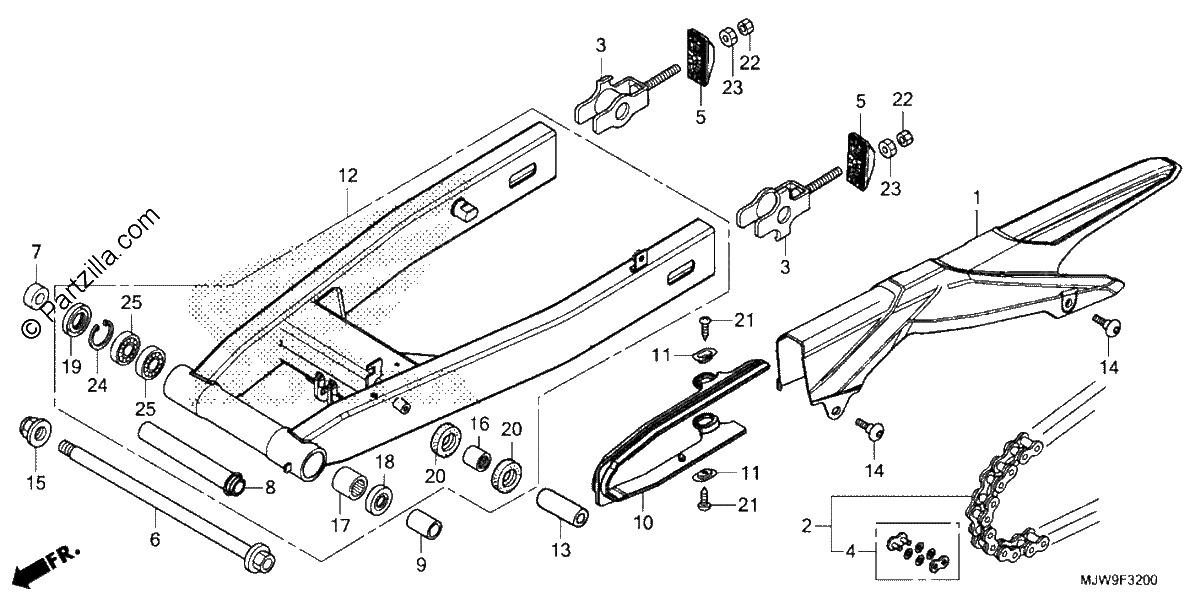 Diagrama de SWINGARM