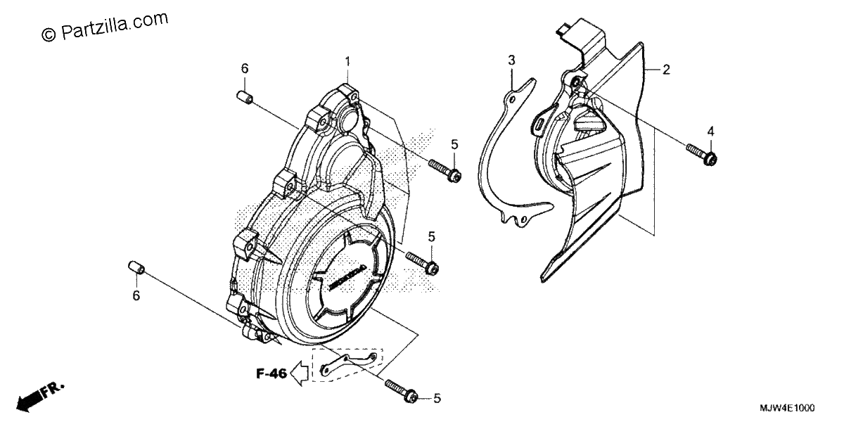 Diagrama de ALTERNATOR COVER
