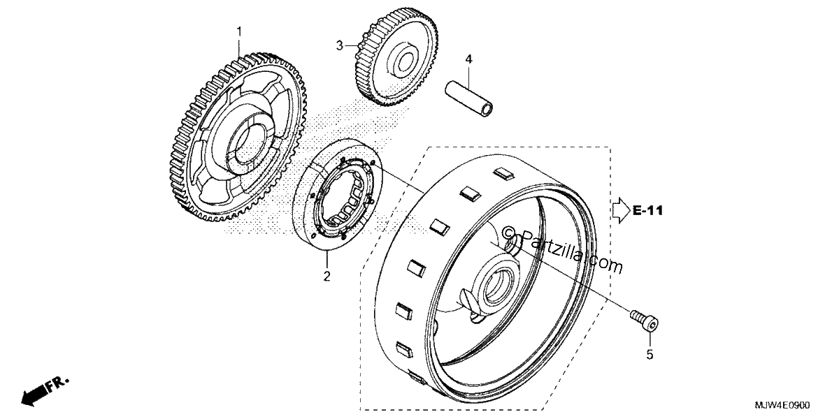 Diagrama de STARTING CLUTCH