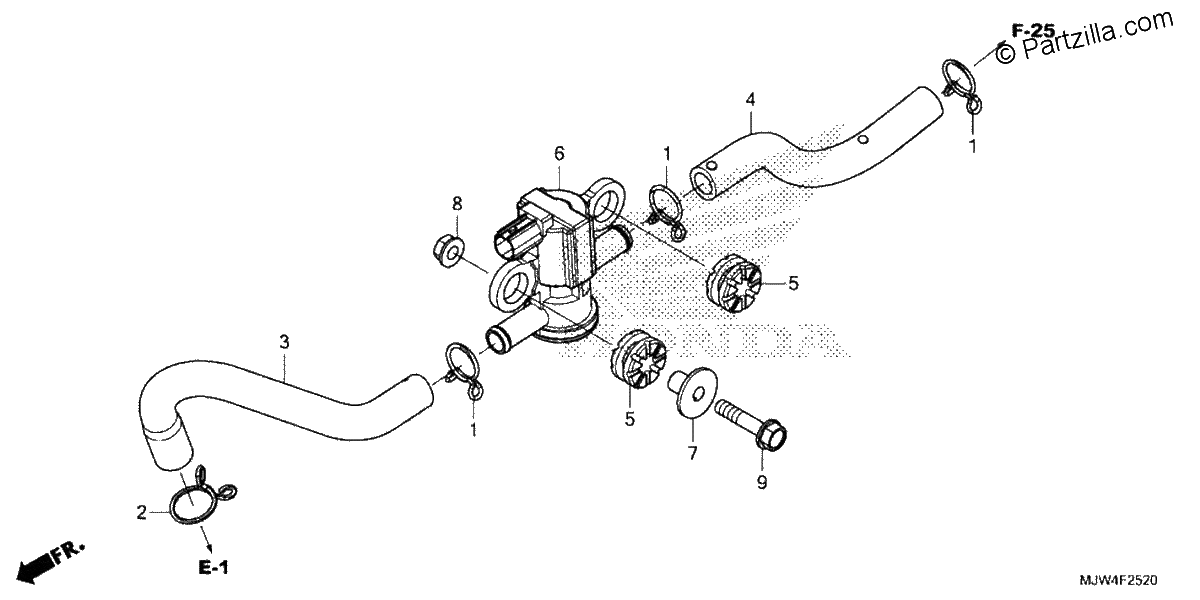Diagrama de AIR INJECTION SOLENOID VALVE