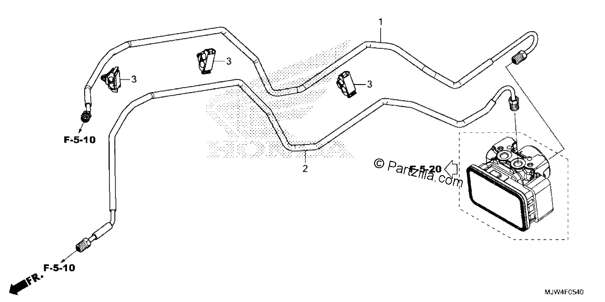 Diagrama de BRAKE PIPE