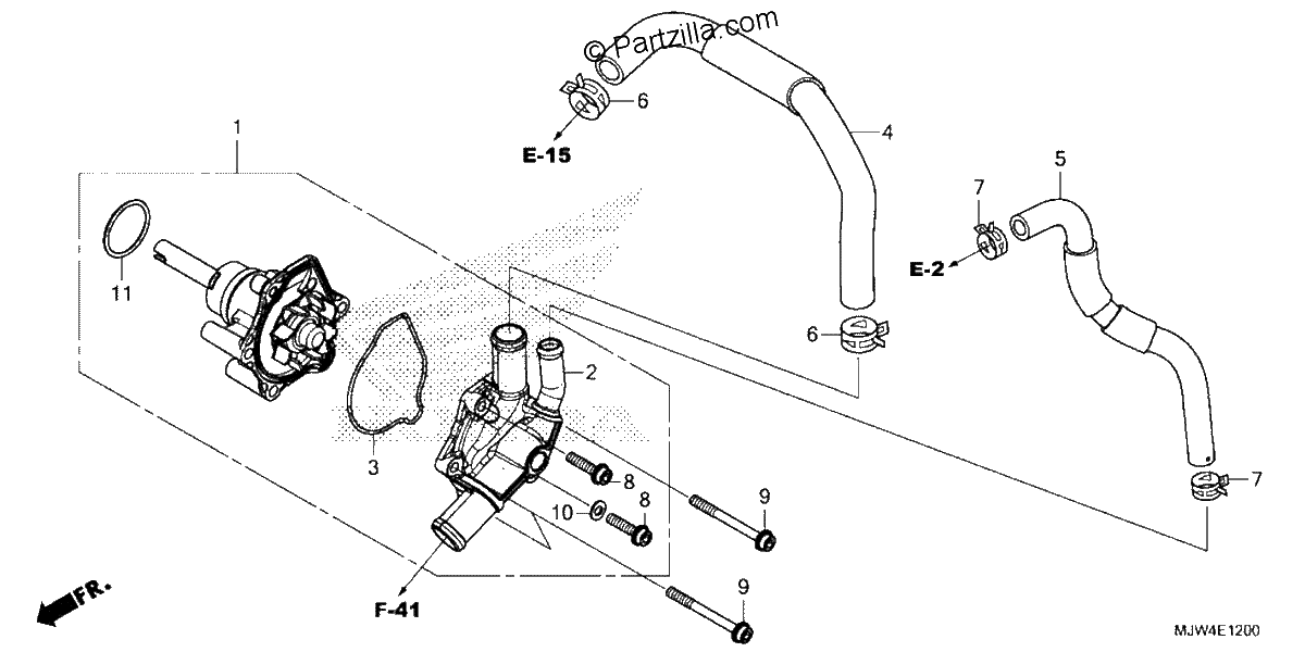 Diagrama de WATER PUMP