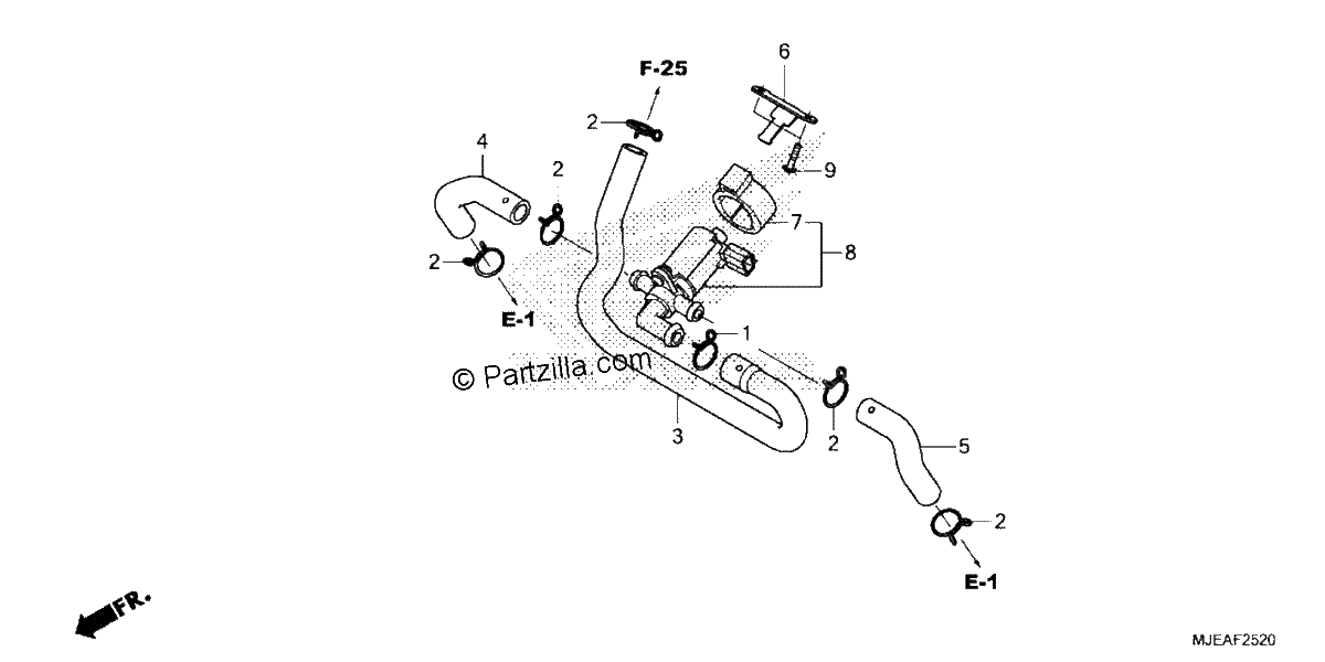Diagrama de AIR INJECTION CONTROL VALVE