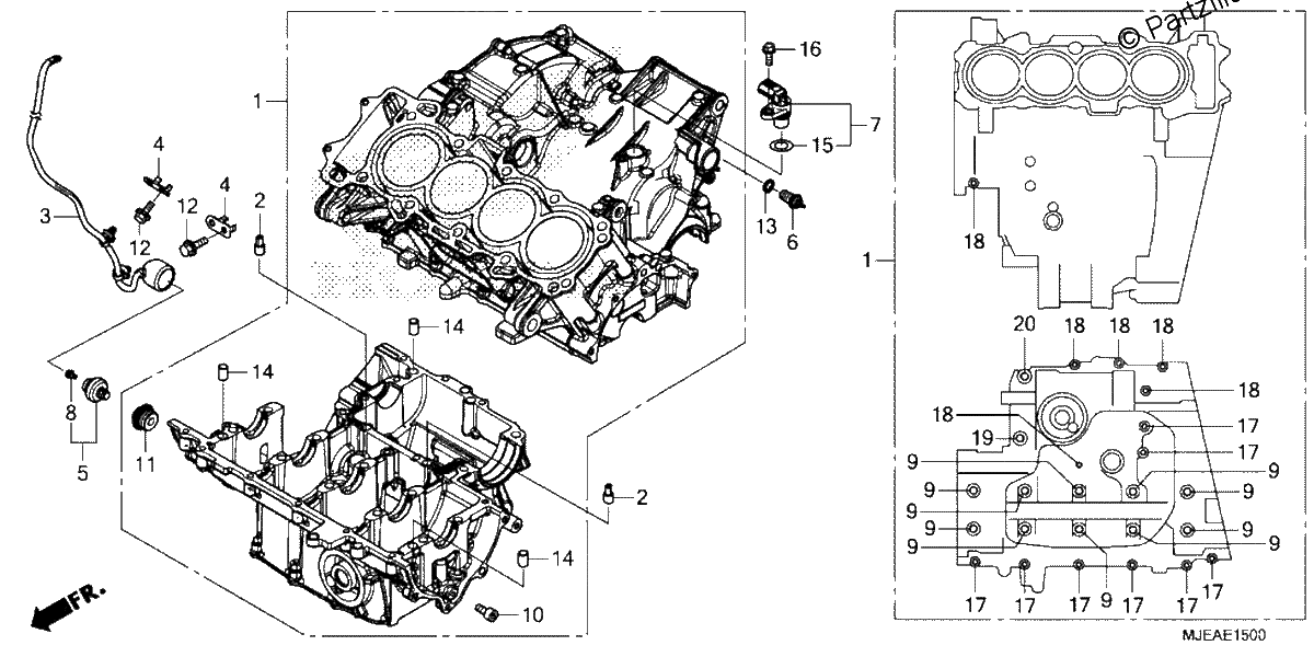Diagrama de CRANKCASE