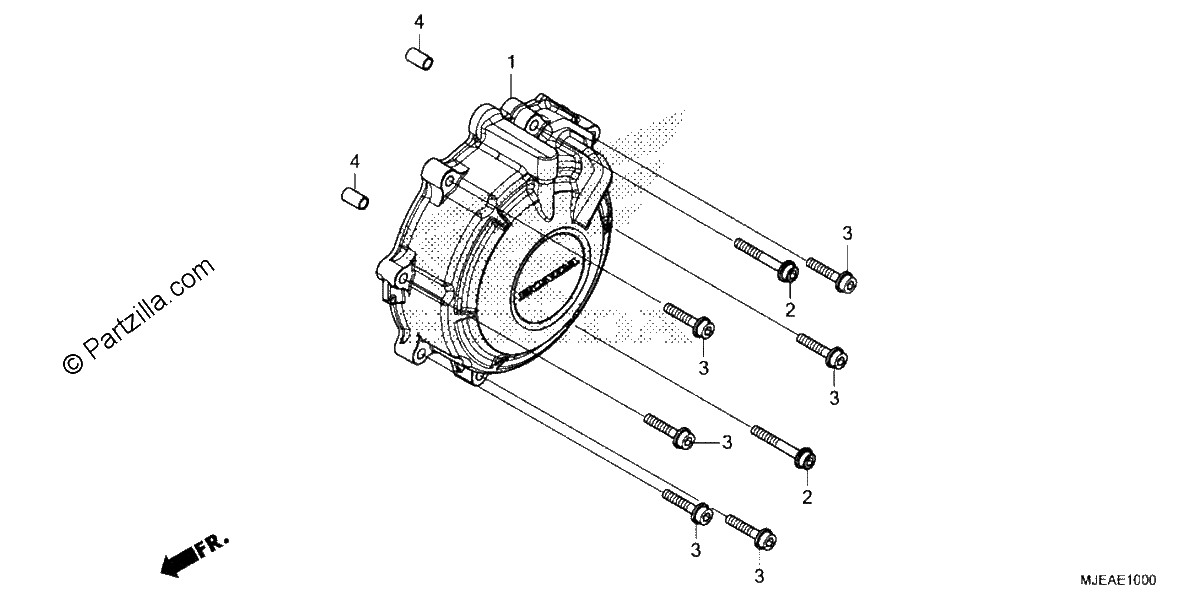 Diagrama de ALTERNATOR COVER