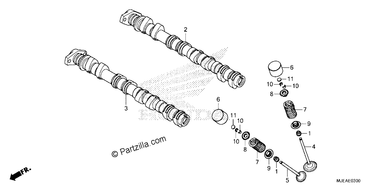 Diagrama de CAMSHAFT VALVE