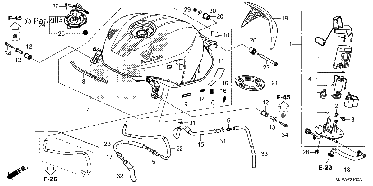 Diagrama de FUEL TANK