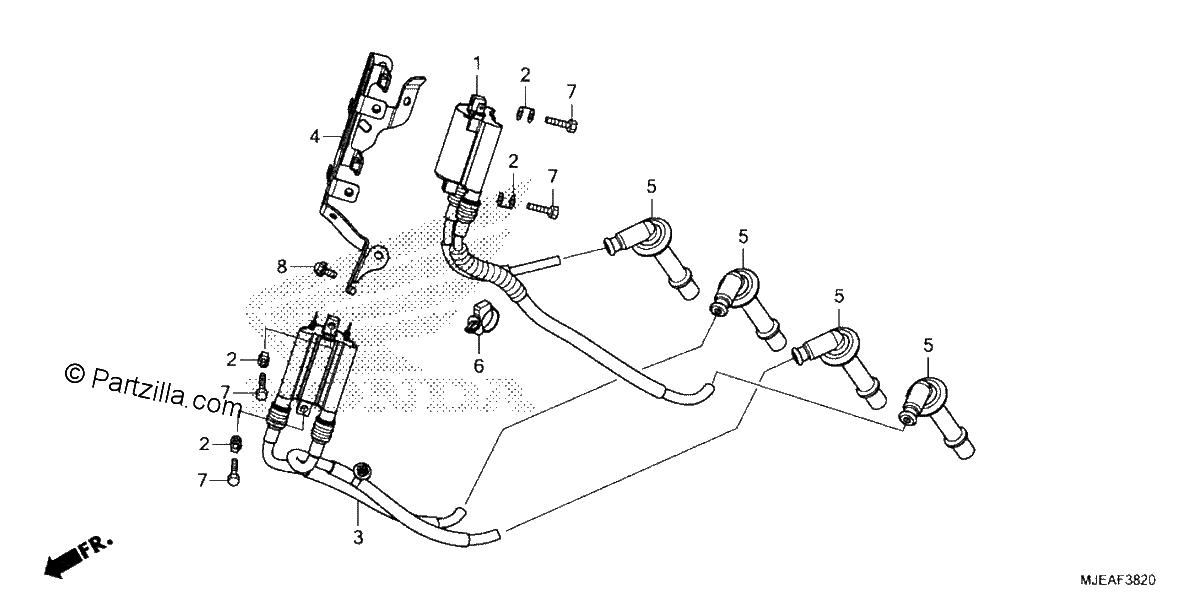 Diagrama de IGNITION COIL