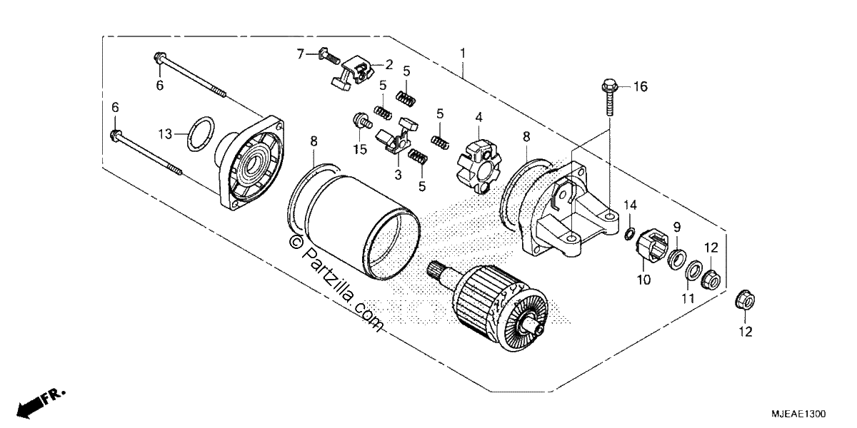 Diagrama de STARTING MOTOR