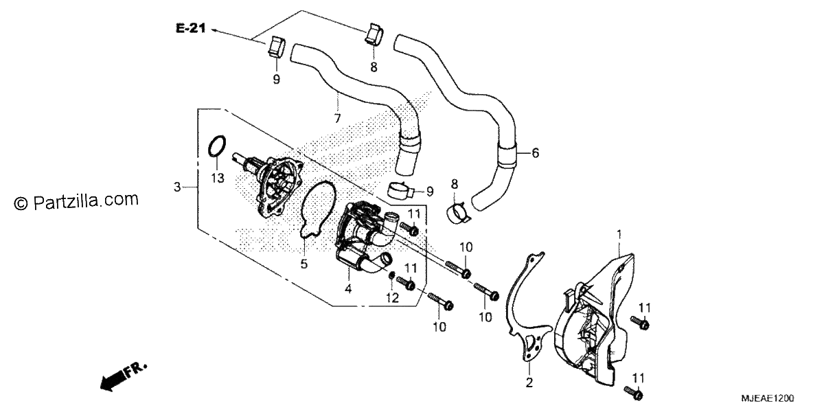 Diagrama de WATER PUMP