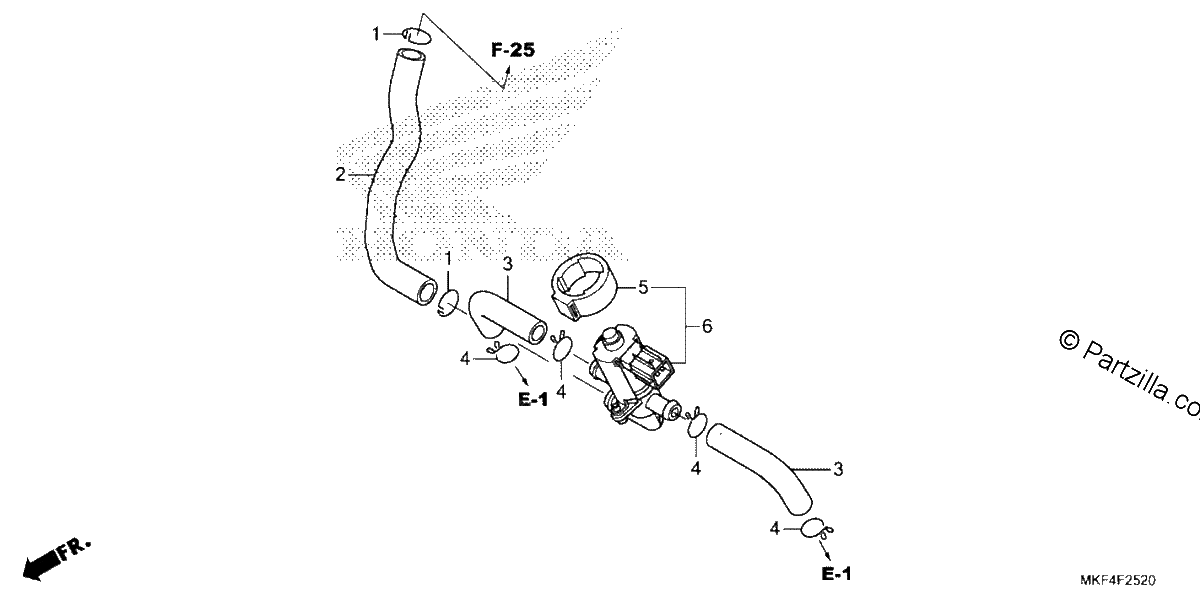 Diagrama de AIR INJECTION CONTROL VALVE