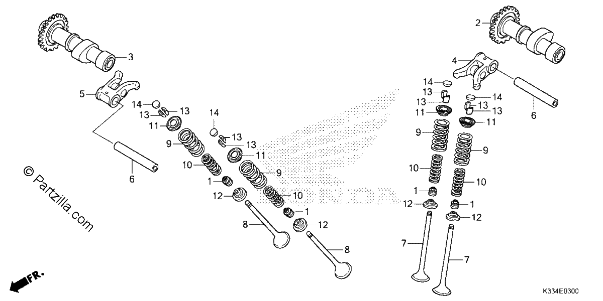 Diagrama de CAMSHAFT VALVE