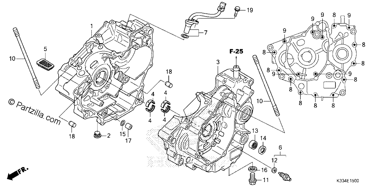 Diagrama de CRANKCASE