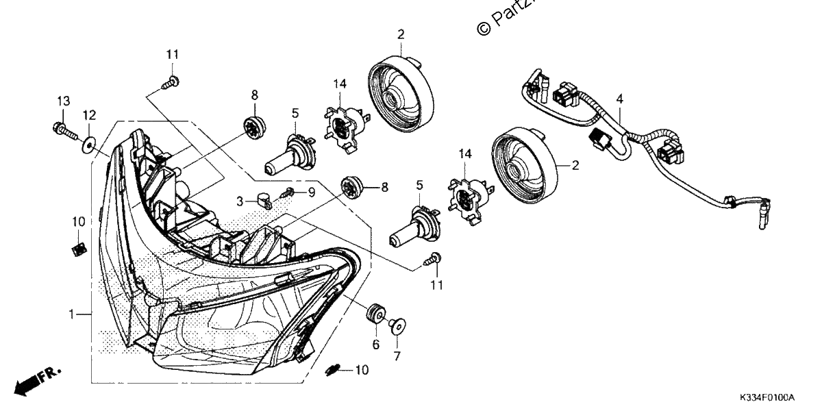 Diagrama de HEADLIGHT