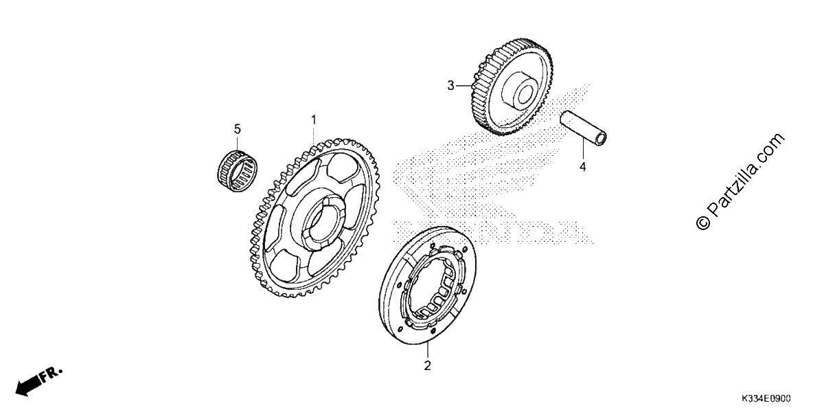 Diagrama de STARTING CLUTCH