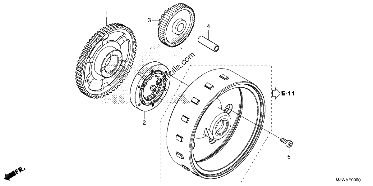 Diagrama de STARTING CLUTCH