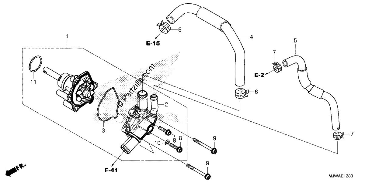Diagrama de WATER PUMP