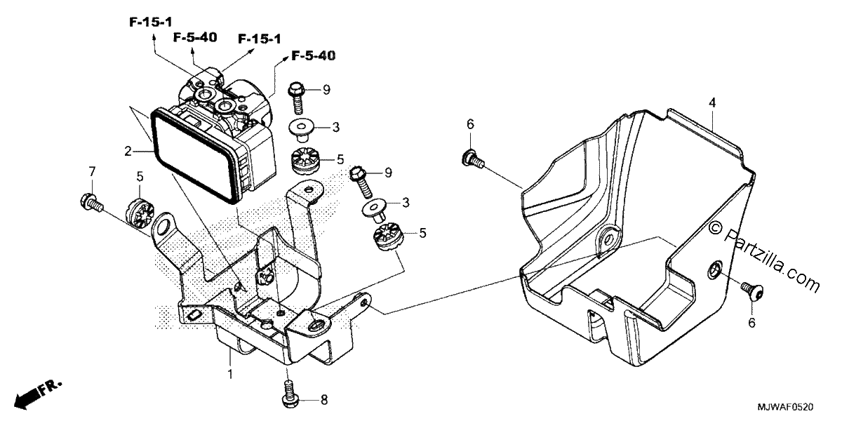 Diagrama de ABS MODULATOR