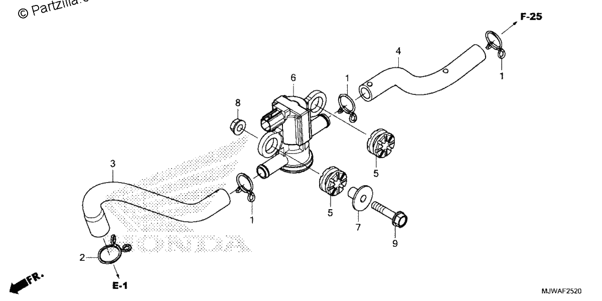 Diagrama de AIR INJECTION SOLENOID VALVE