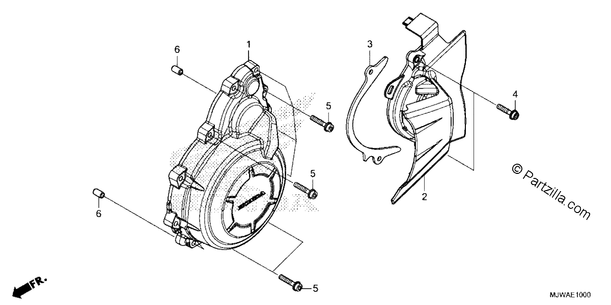 Diagrama de ALTERNATOR COVER