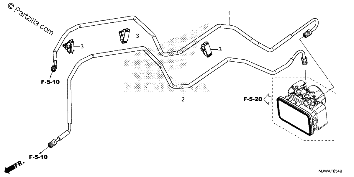 Diagrama de BRAKE PIPE