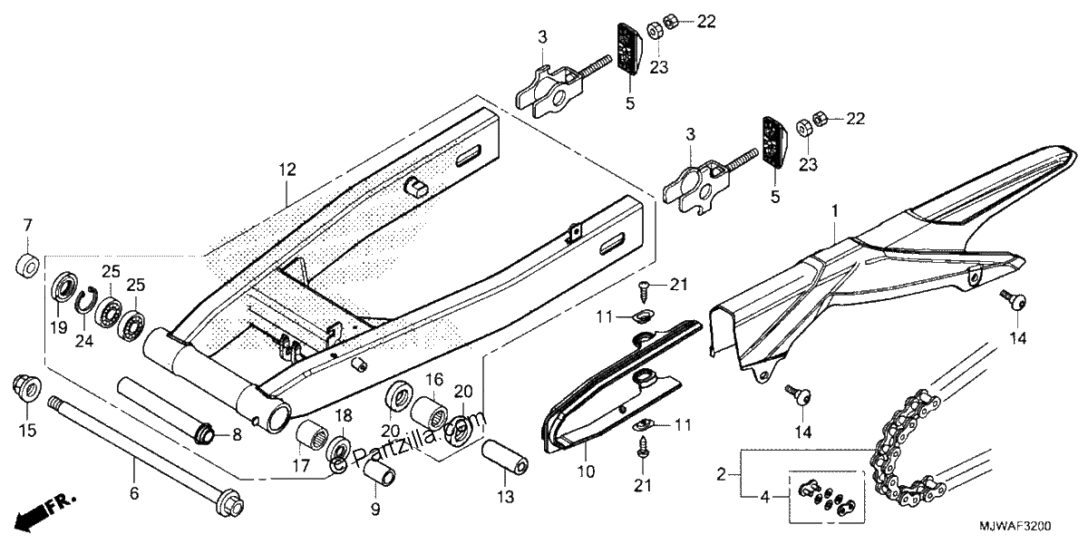 Diagrama de SWINGARM