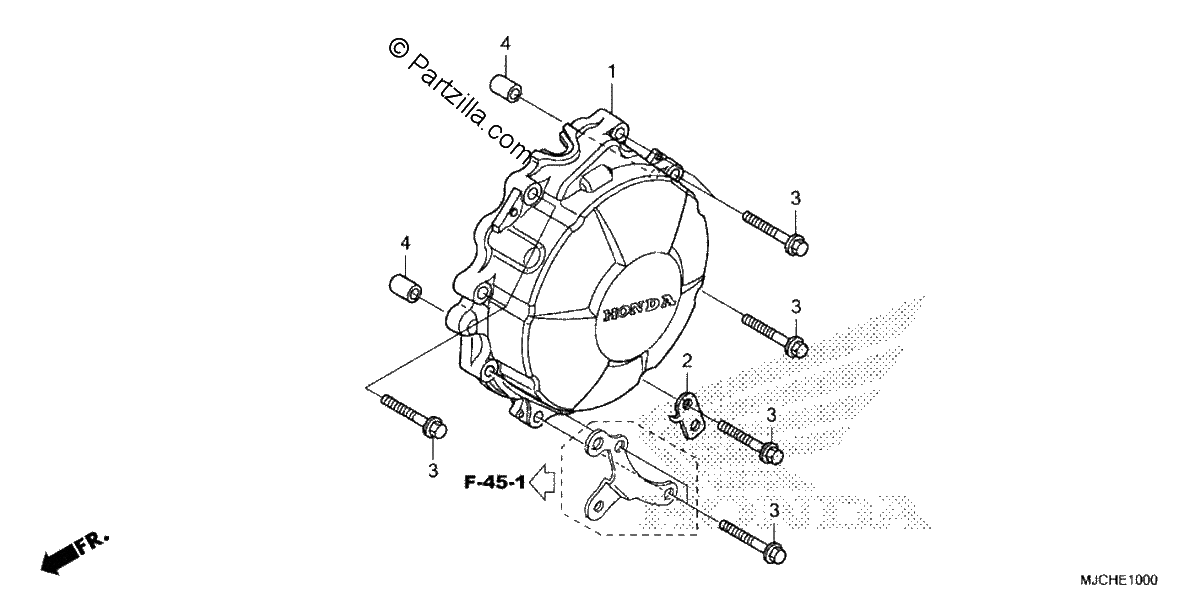 Diagrama de ALTERNATOR COVER