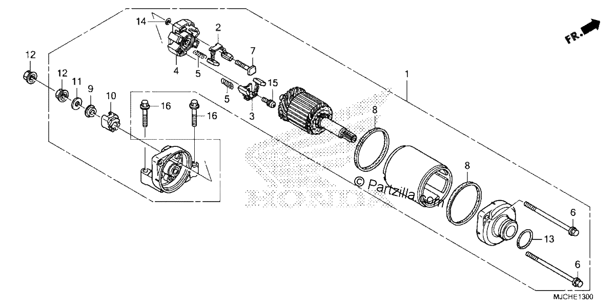 Diagrama de STARTING MOTOR
