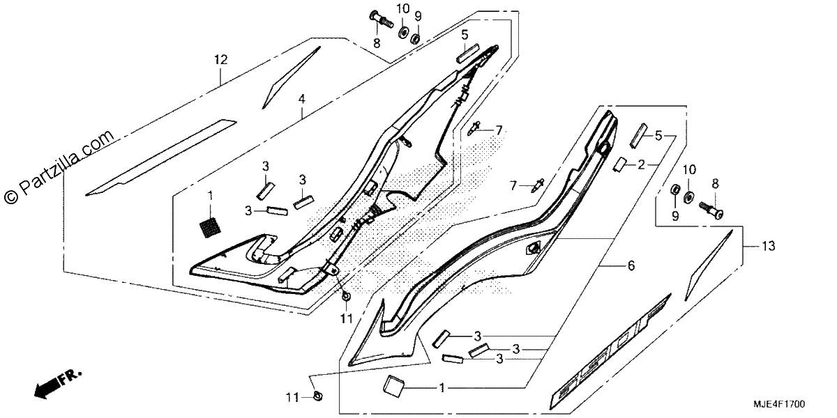 Diagrama de SIDE COVER