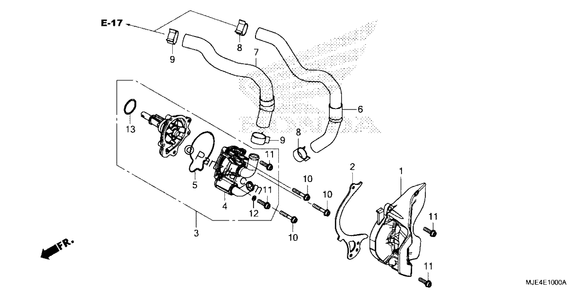 Diagrama de WATER PUMP