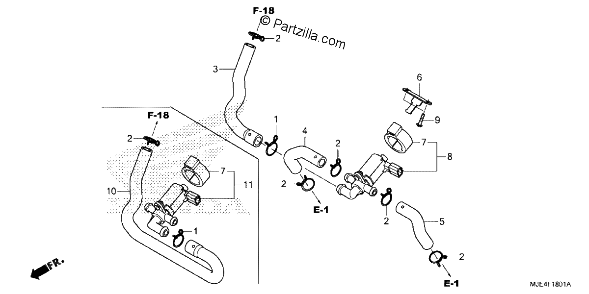 Diagrama de AIR INJECTION CONTROL VALVE