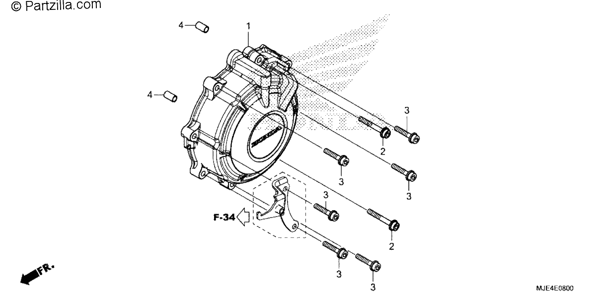 Diagrama de ALTERNATOR COVER