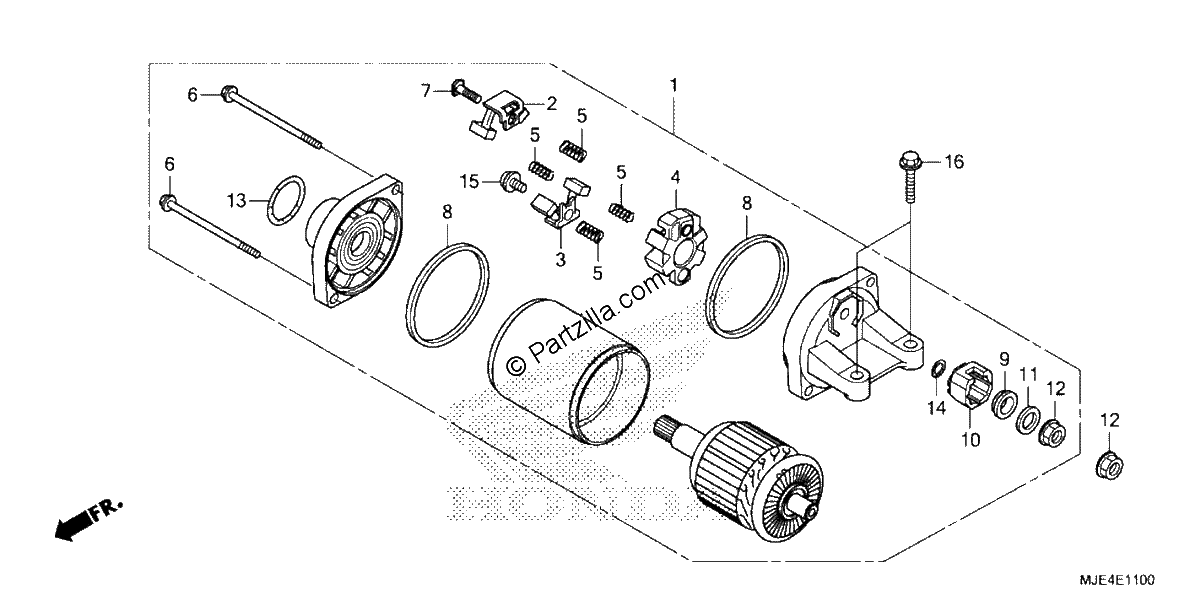 Diagrama de STARTING MOTOR