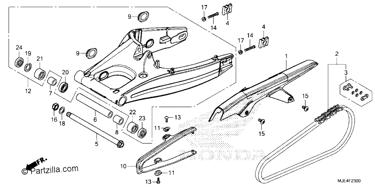Diagrama de SWINGARM